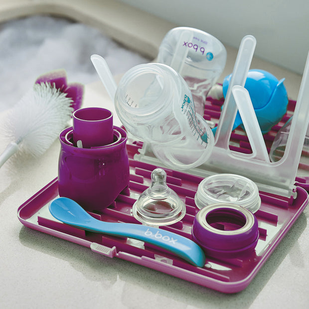 B.Box compact travel drying rack for bottles 
