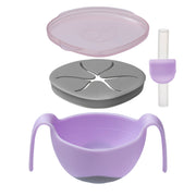 B.Box bowl + straw + snack trap + lid
