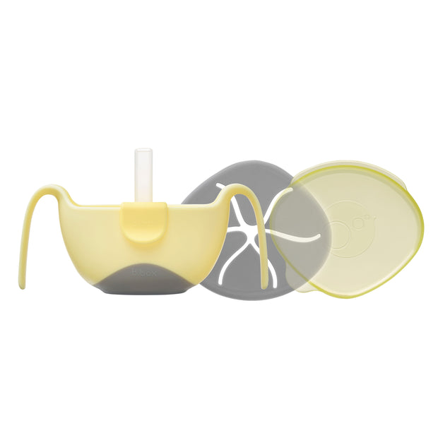 b.box australian baby brand bowl and straw 3 in 1 bowl with trap lid or snack lid