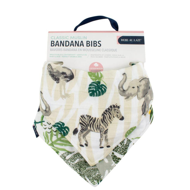 Bebe au Lait bandana bibs (set of 2)