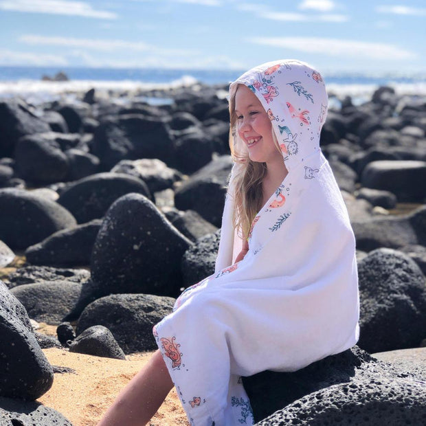 Bebe au Lait hooded towel for toddler