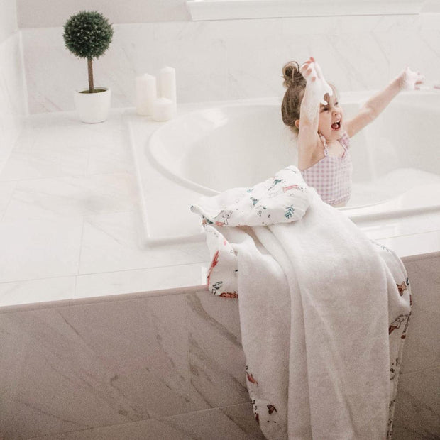 Bebe au Lait hooded towel for toddler