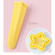 Star-shaped silicon popsicle molds (Pack of 4)