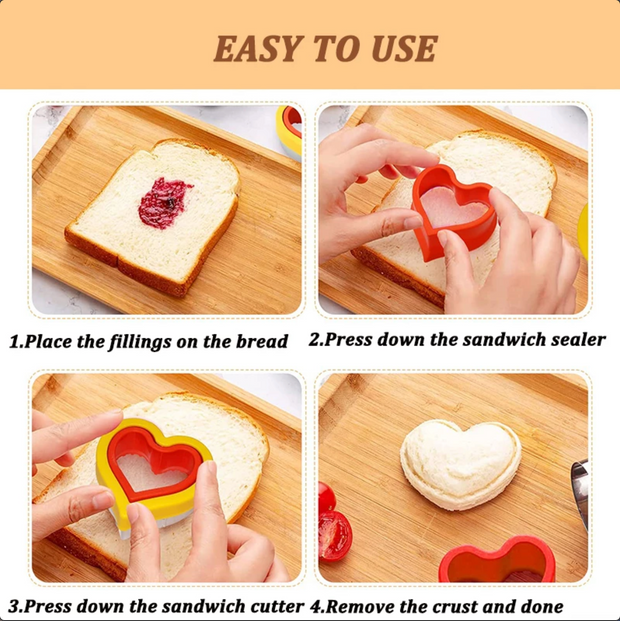 Sandwich cutter & sealer
