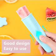 Star-shaped silicon popsicle molds (Pack of 4)