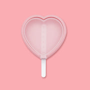 Heart-shaped silicon popsicle molds (Pack of 2)