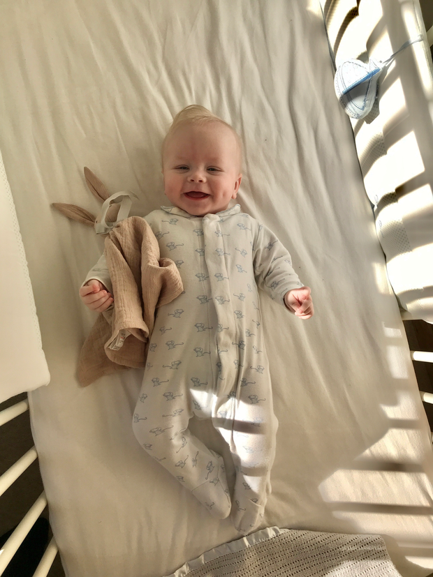 Magnet Mouse onesie with magnetic fasteners