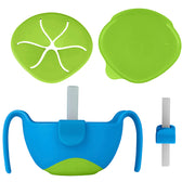 B.Box bowl + straw + snack trap + lid