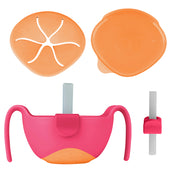 B.Box bowl + straw + snack trap + lid