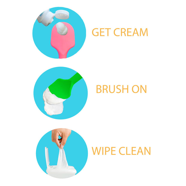 Bumco diaper cream brush - mini with case