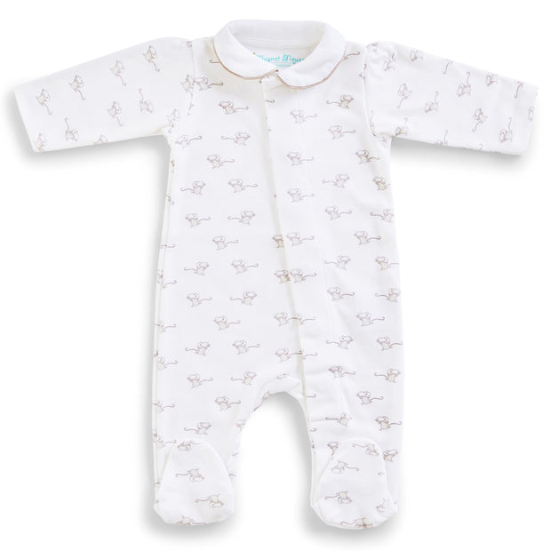 Magnet Mouse onesie with magnetic fasteners