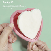 Heart-shaped silicon popsicle molds (Pack of 2)