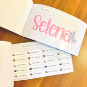 Personalized Name Labels (pack of 130 stickers)