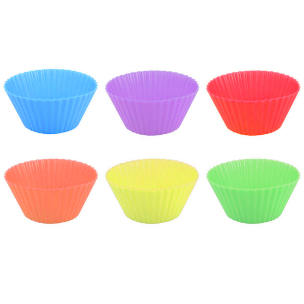 Silicon cupcake molds (set of 6)