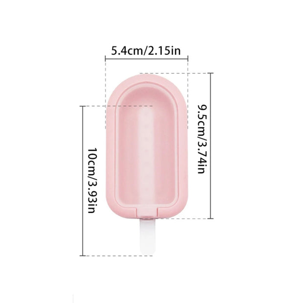Silicon popsicle molds (pack of 4)